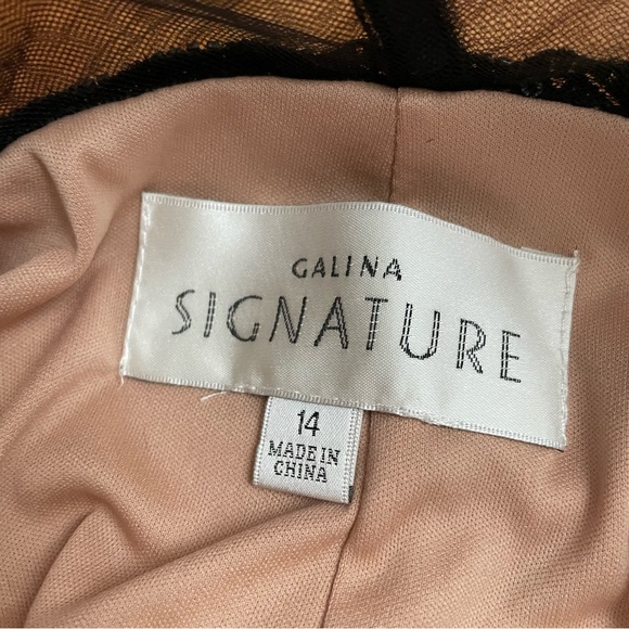 DAVID'S BRIDAL Galina Signature Strapless Corset Gown Tulle Dress #WBM3095 Prom - Picture 16 of 16